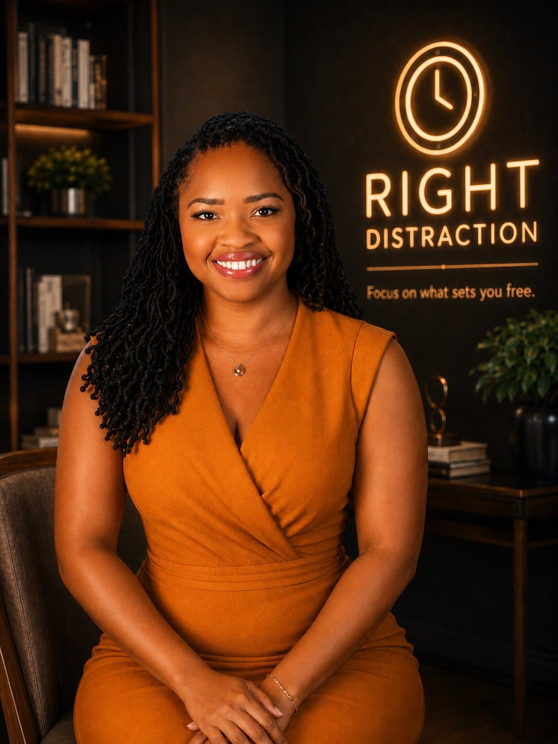 Maasha Kah, founder of the Right Distraction
